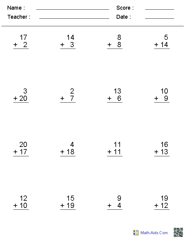 math-addition-facts-to-20-20