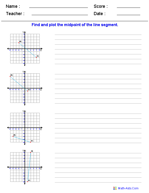 Geometry Worksheets Coordinates Worksheets